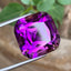 Natural Purple Amethyst 27.57 Ct Cushion Cut Loose Gemstone | Loupe Clean Brazilian Amethyst | Untreated Fine Jewelry Gem