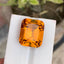 Natural Mandarin Citrine 21.70 Ct Loose Gemstone | Loupe Clean Brazil Citrine | Untreated Large Collector Jewelry Gem