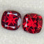 Natural Rhodolite Garnet Pair 3.60 Ct Loupe Clean Loose Gemstones | Madagascar Matching Pair | Untreated Fine Jewelry Gems