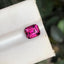 Neon Pink Tourmaline: 1.25 CT Faceted Cushion Cut Gemstone