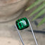 Deep Green Tourmaline: 11.70 ct Cushion Cut Gemstone from Afghanistan - Splendor Gems