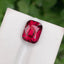 7 Carat Reddish Pink Garnet: Faceted Cushion Cut Gemstone (10.9x8.5 mm) - Splendor Gems
