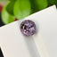 Burma Spinel Gemstone: Faceted Purple Gray Round Cut, 3.50 Carats - Splendor Gems