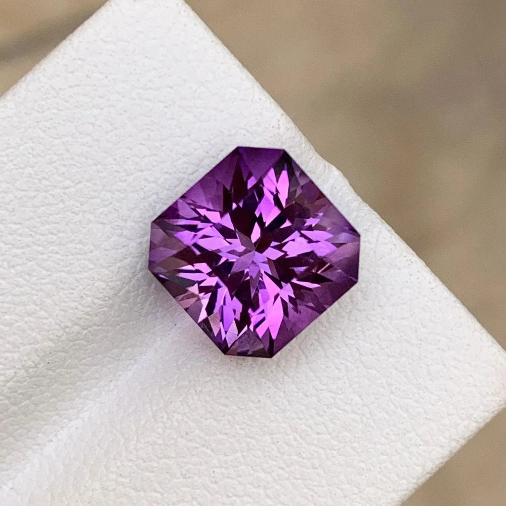 5.05ct Genuine Amethyst Gemstone – Natural Purple Amethyst