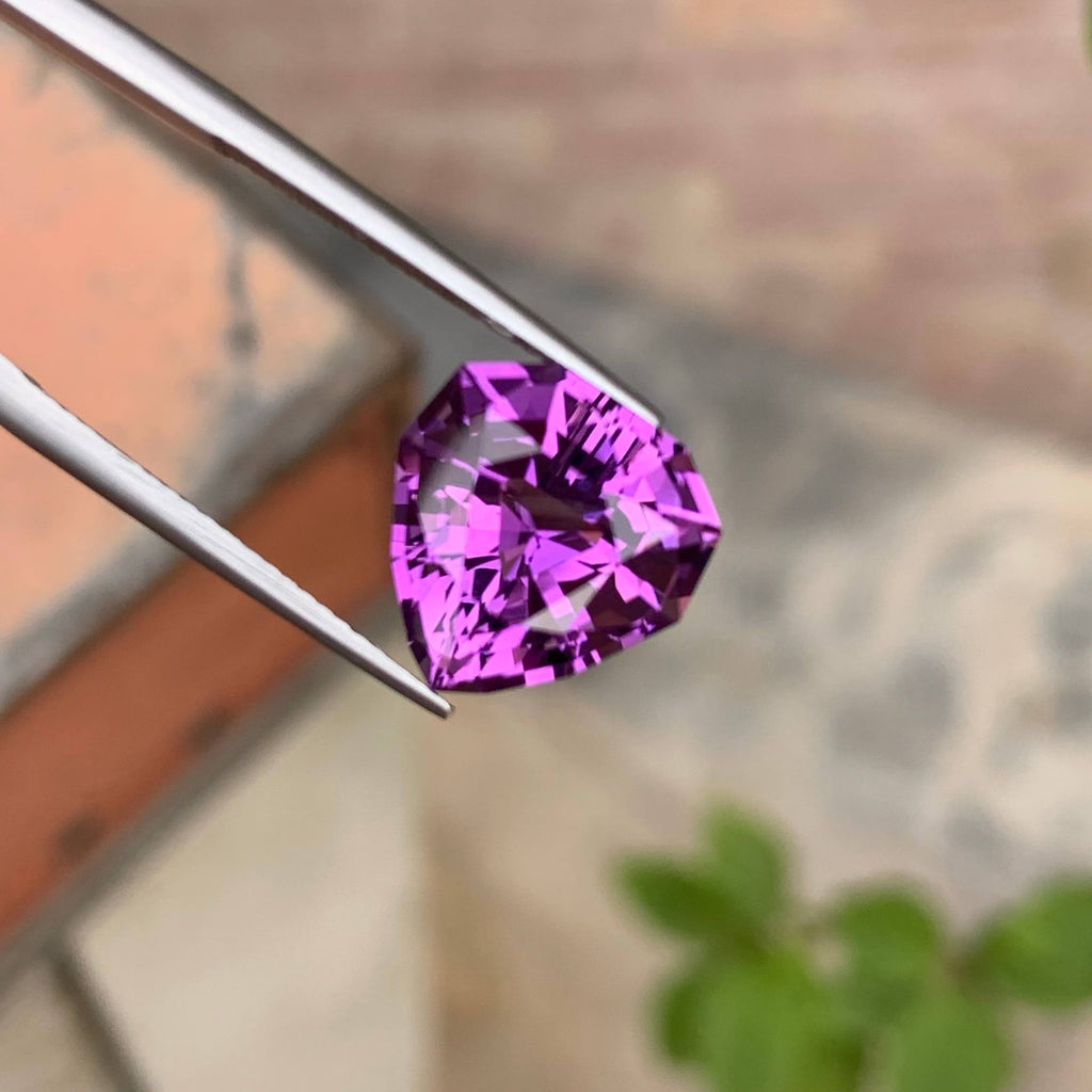 Natural Purple Amethyst 6.60 Ct Loose Gemstone | Loupe Clean Brazil Amethyst | Untreated Fine Jewelry Stone | Collector Gem