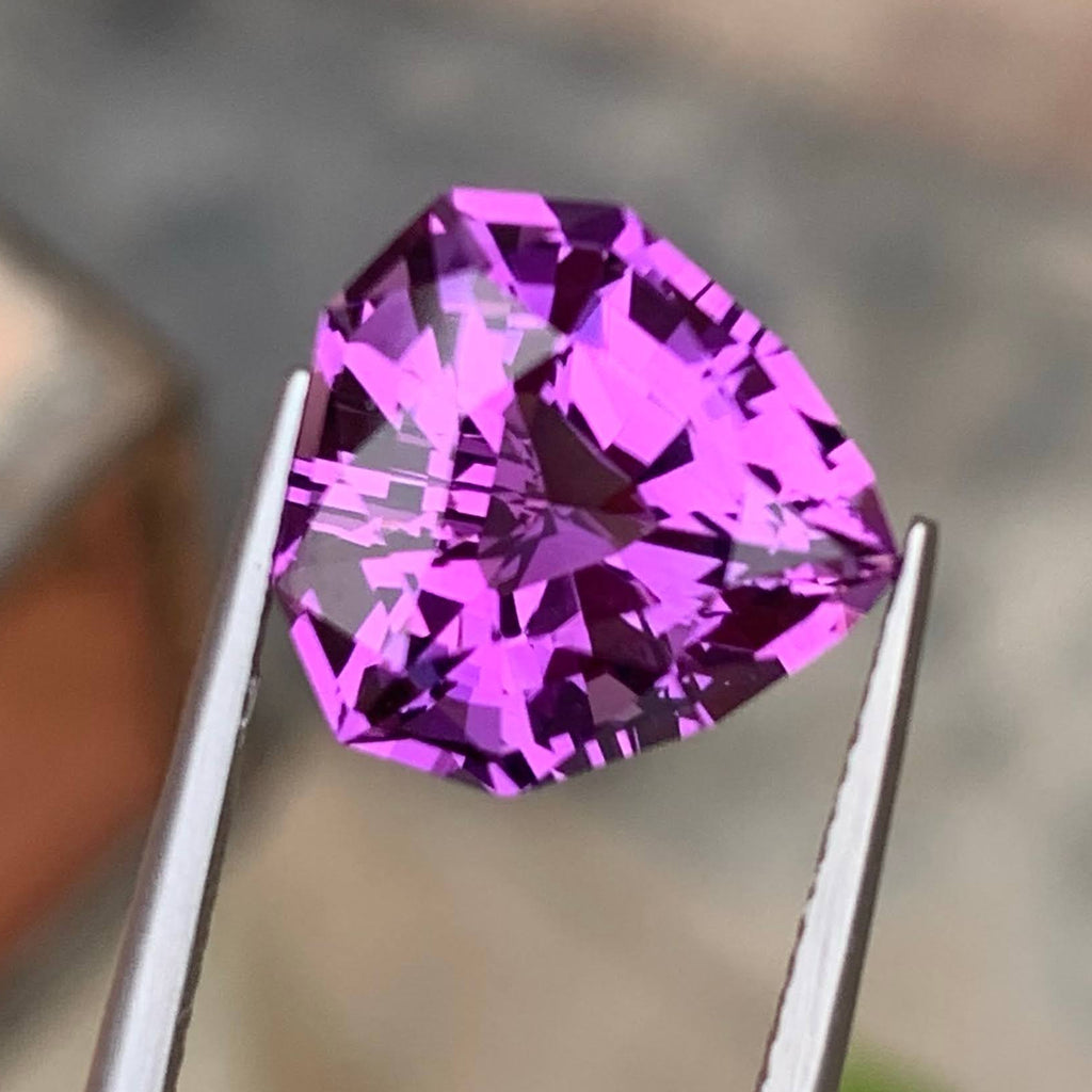Natural Purple Amethyst 6.60 Ct Loose Gemstone | Loupe Clean Brazil Amethyst | Untreated Fine Jewelry Stone | Collector Gem