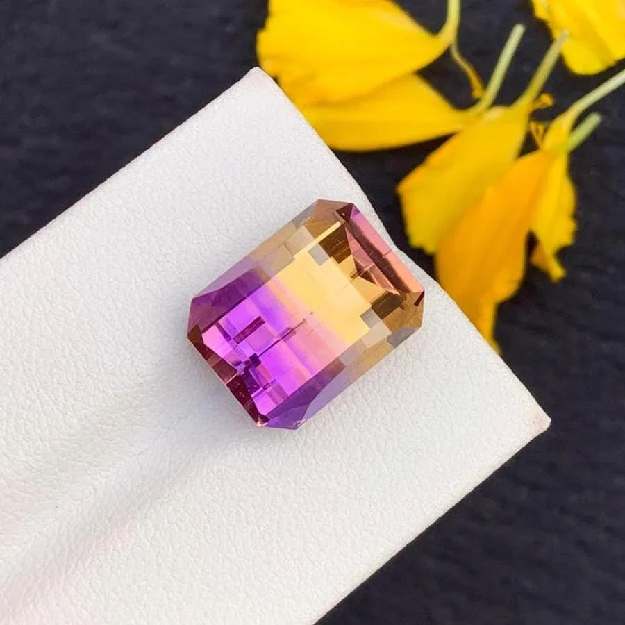 Authentic Bolivia Ametrine Gem for Sale
