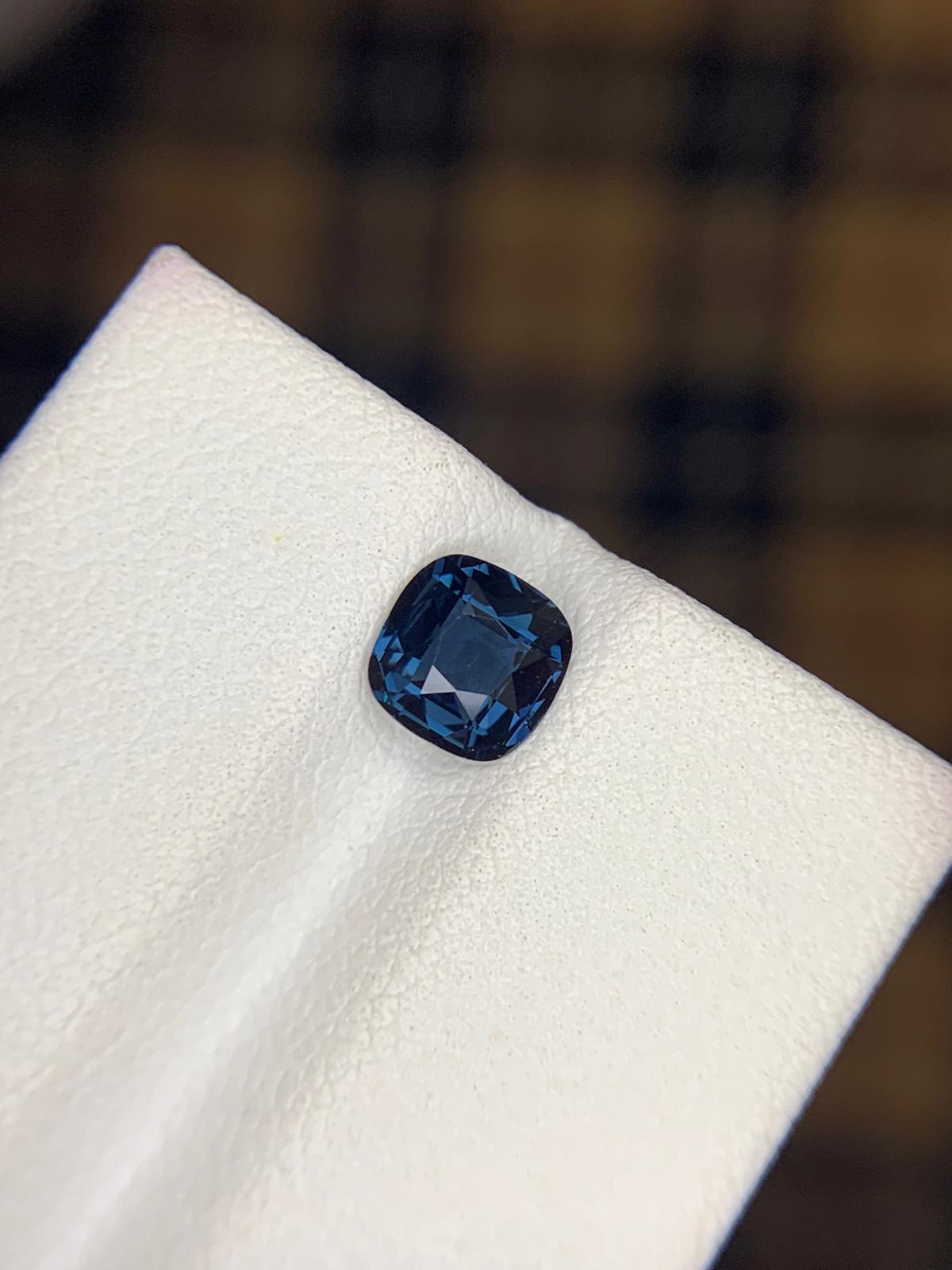 Natural Burmese Blue Spinel – 1.05 Ct Untreated Gem | Fine Spinel from Burma