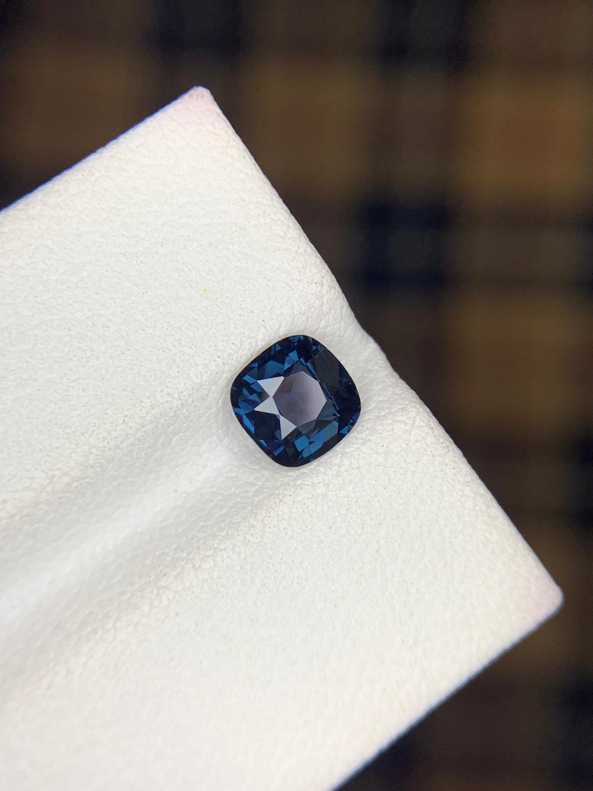 Natural Burmese Blue Spinel – 1.05 Ct Untreated Gem | Fine Spinel from Burma