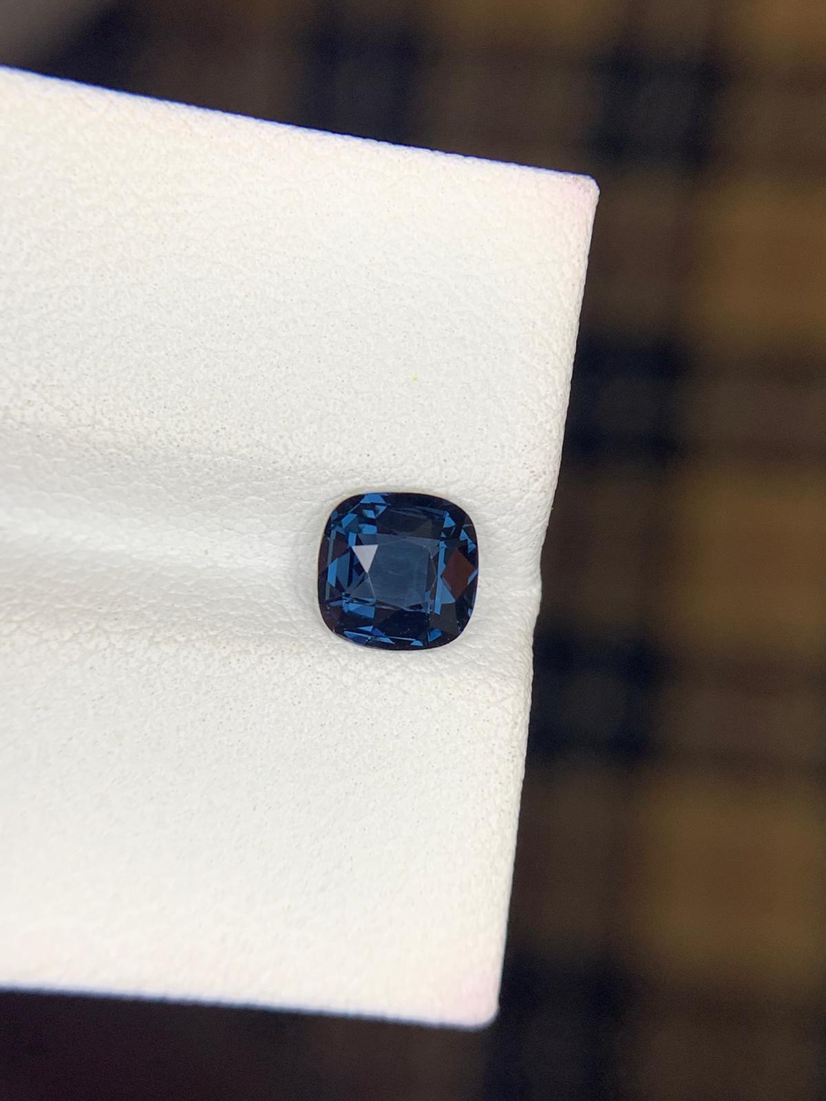 Natural Burmese Blue Spinel – 1.05 Ct Untreated Gem | Fine Spinel from Burma