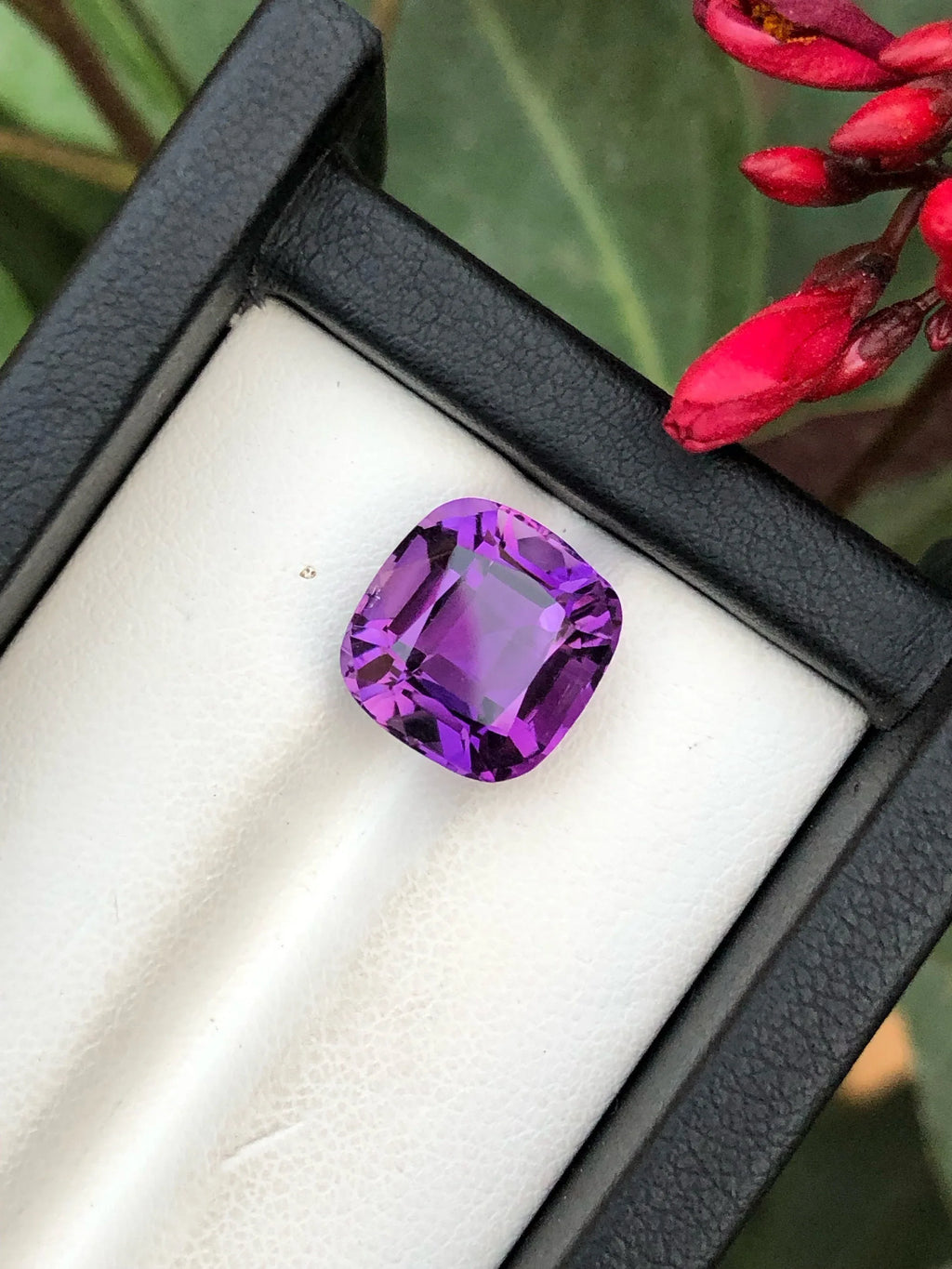 Buy Amethyst Gemstone Online – Fancy Cushion Cut, Purple Color