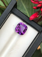 Buy Amethyst Gemstone Online – Fancy Cushion Cut, Purple Color