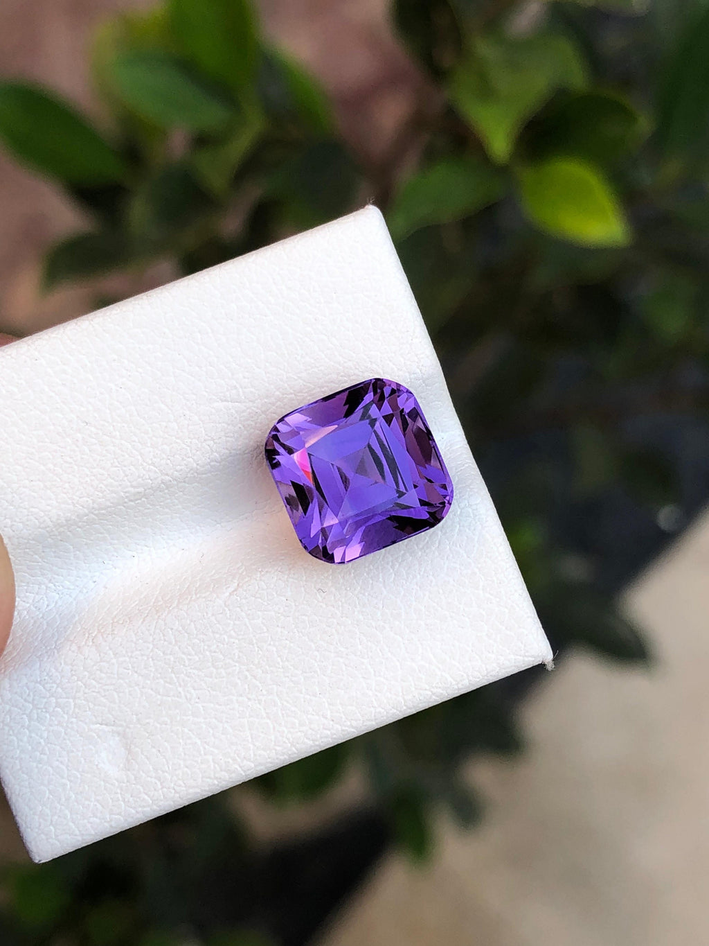 Buy Purple Amethyst Gemstones Online – Natural Cushion Cut