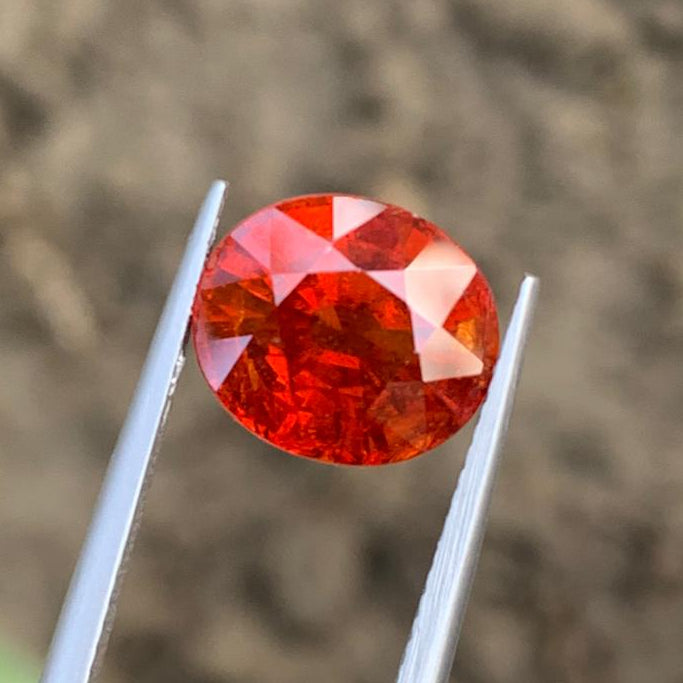 Natural Fanta Garnet – 7.30 Ct Vibrant Orange Gem | Madagascar Garnet | Untreated Fine Gemstone
