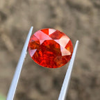 Natural Fanta Garnet – 7.30 Ct Vibrant Orange Gem | Madagascar Garnet | Untreated Fine Gemstone