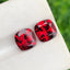 AAA Rhodolite Garnet Pair Gemstone, 6.65 Carats, Garnet Earrings - Splendor Gems