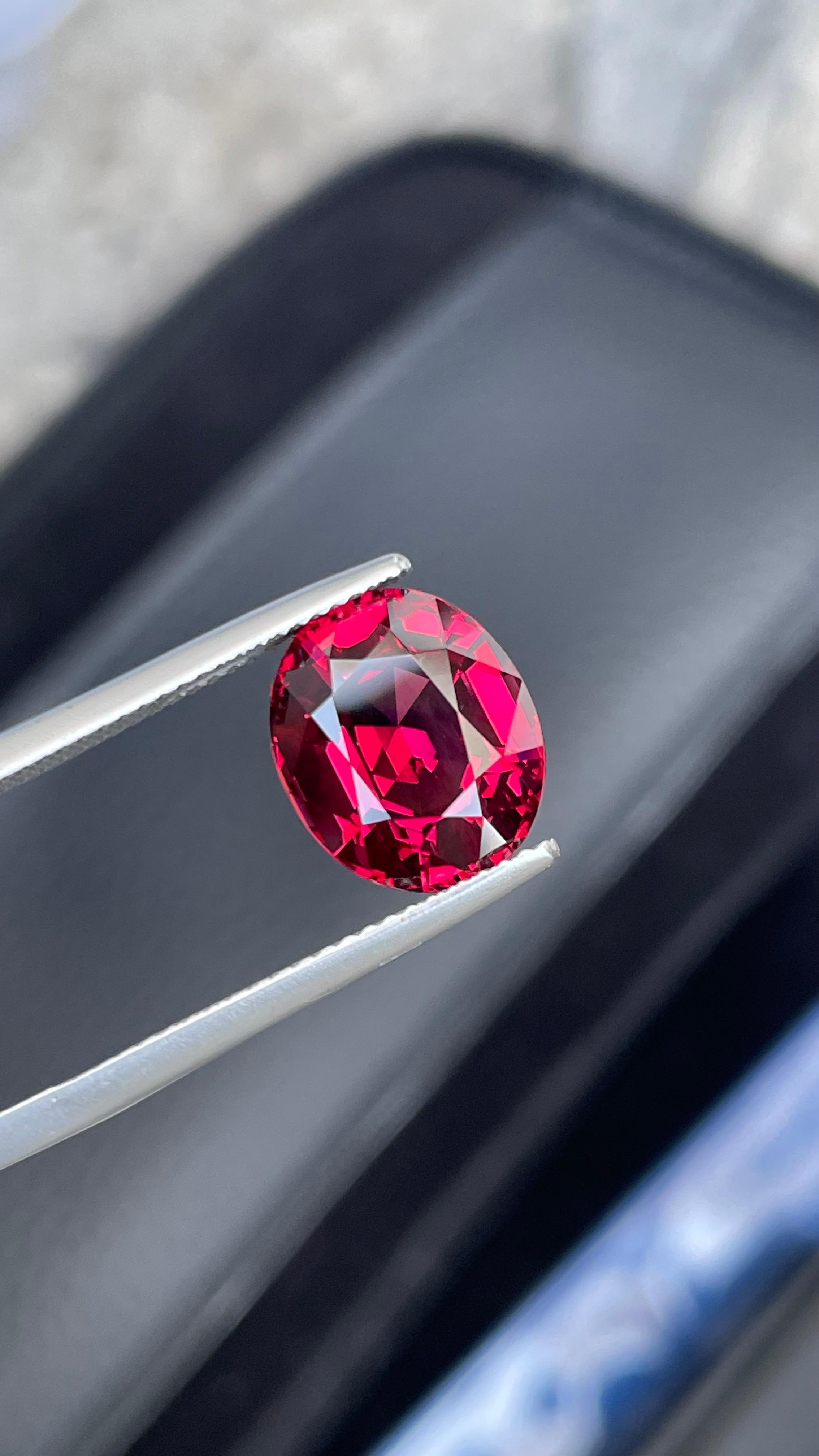 Beautiful Natural Umbalite Garnet Gemstone From Tanzania, 6.65 Carats, Loose Gemstone