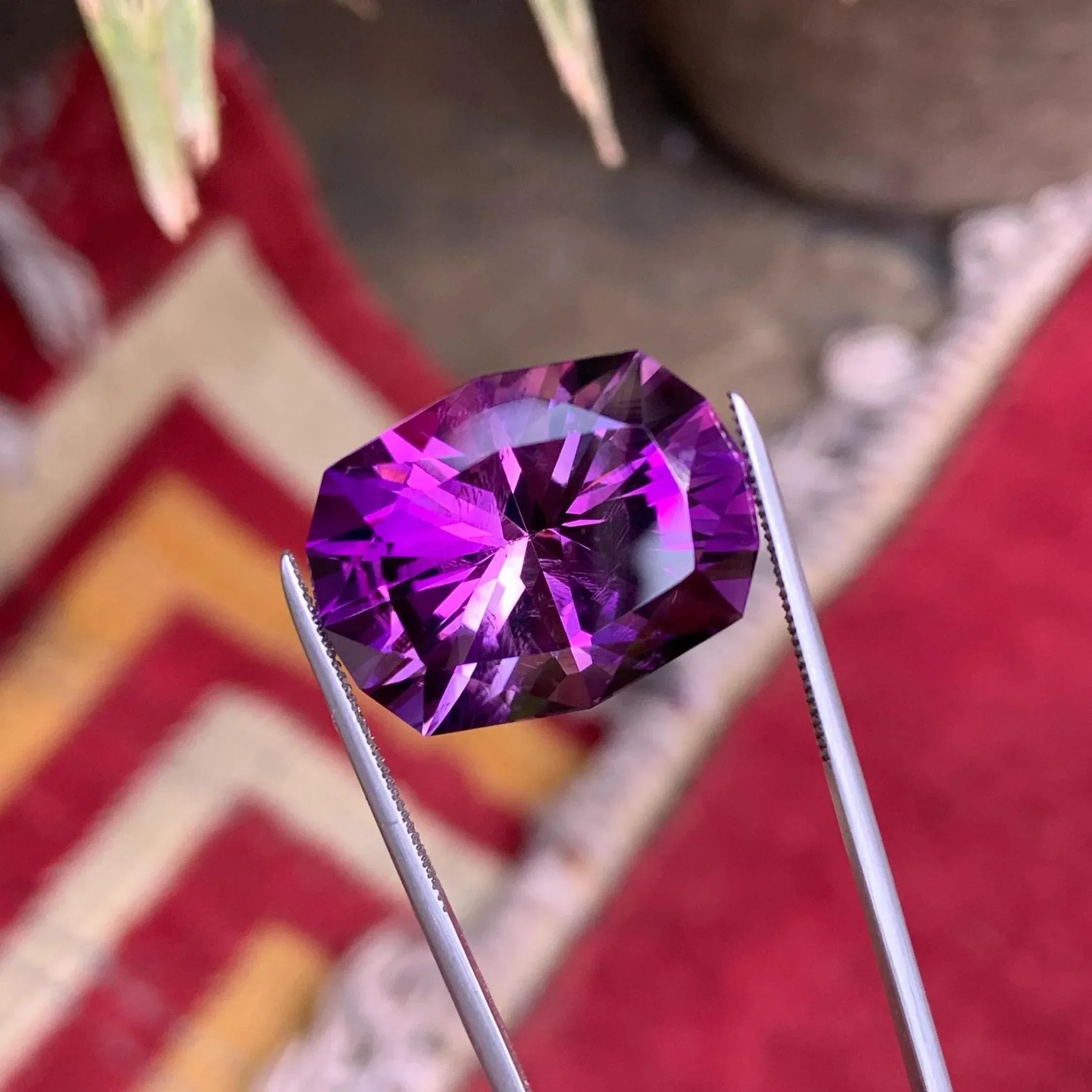 High-Quality Amethyst Stone – 20.10 Carat, SI Clarity