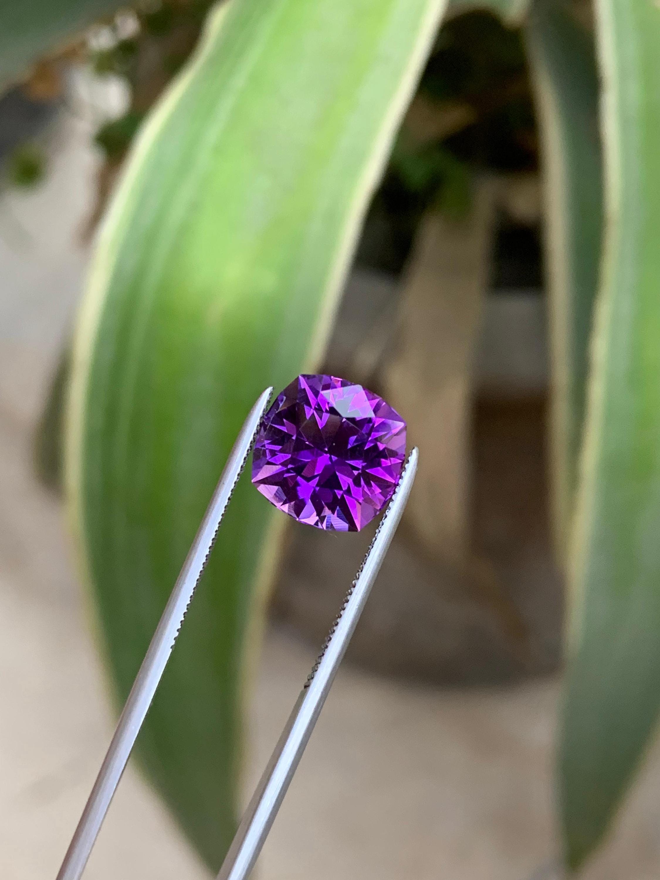 Loose Amethyst Gemstone – Eye Clean, 3.75 Carats