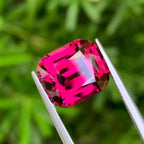 8.15 Ct Natural Umbalite Garnet Gemstone Faceted Loose Gem Loupe Clean Pink Garnet