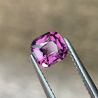 1.56 Carats  Natural Spinel Gemstone Dazzling Pink Color Stone VS Inclusion Cushion Cut From Tanzania