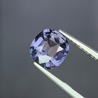 stunning Natural Purplish Gray Spinel  Stone 1.44 Ct Loose Gemstone Cushion Cut AA Clean From Tanzania