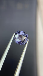 stunning Natural Purplish Gray Spinel  Stone 1.44 Ct Loose Gemstone Cushion Cut AA Clean From Tanzania