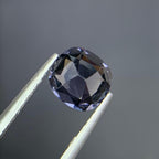 stunning Natural Purplish Gray Spinel  Stone 1.44 Ct Loose Gemstone Cushion Cut AA Clean From Tanzania