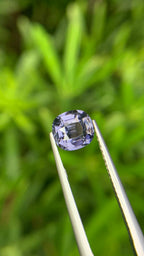 stunning Natural Purplish Gray Spinel  Stone 1.44 Ct Loose Gemstone Cushion Cut AA Clean From Tanzania