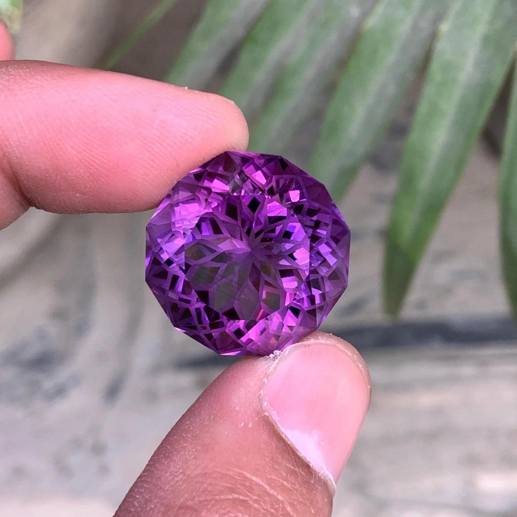 Natural Amethyst Stone – 41.45 Carat for Jewelry Making
