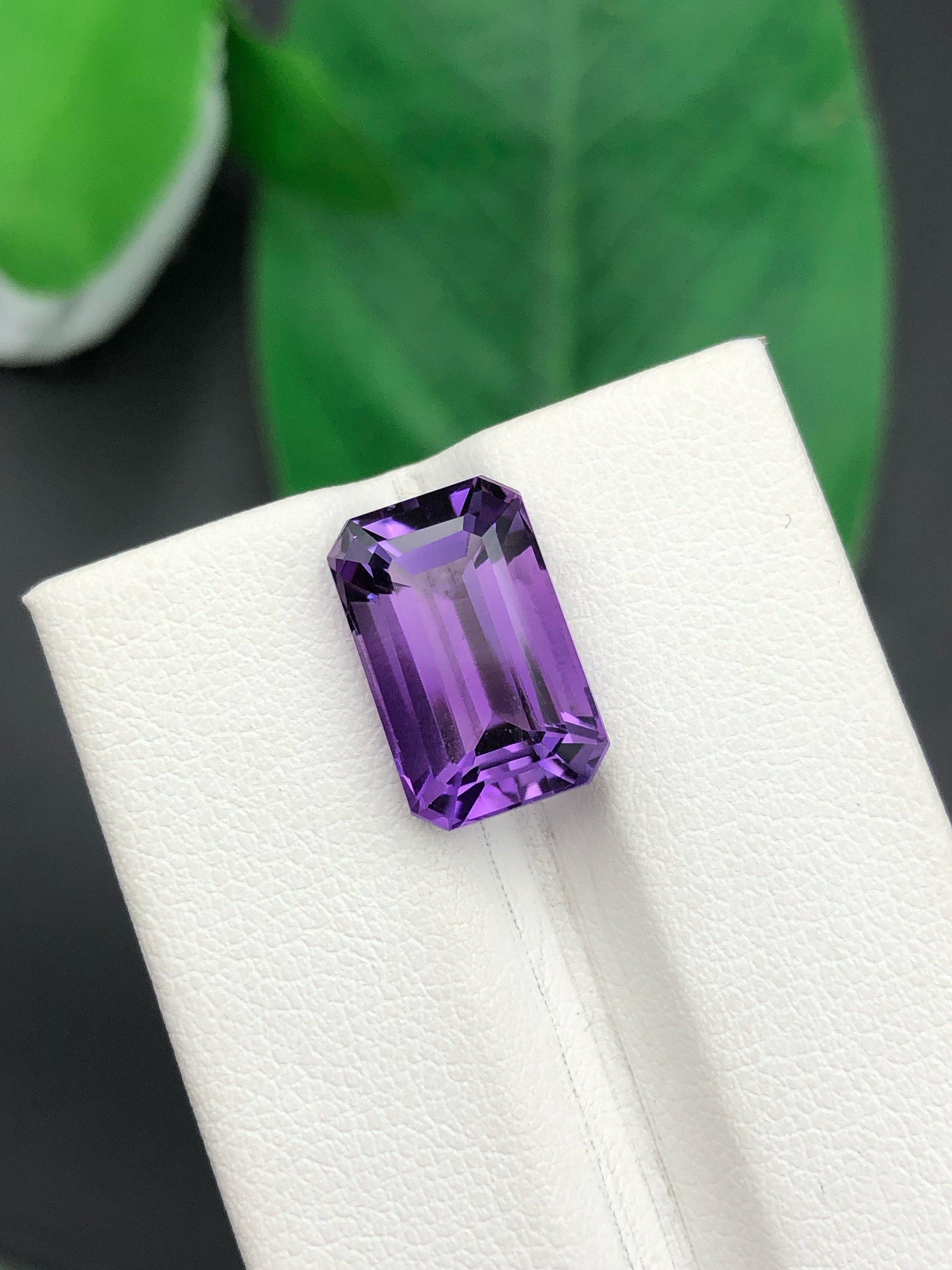 Natural amethyst stone from Brazil