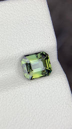 Natural Olive Green Sapphire 1.60 Ct Unheated Loose Gemstone Eye Clean Rare Sapphire From Sri Lanka
