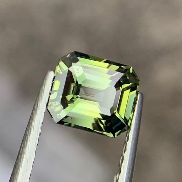 Natural Olive Green Sapphire 1.60 Ct Unheated Loose Gemstone Eye Clean Rare Sapphire From Sri Lanka