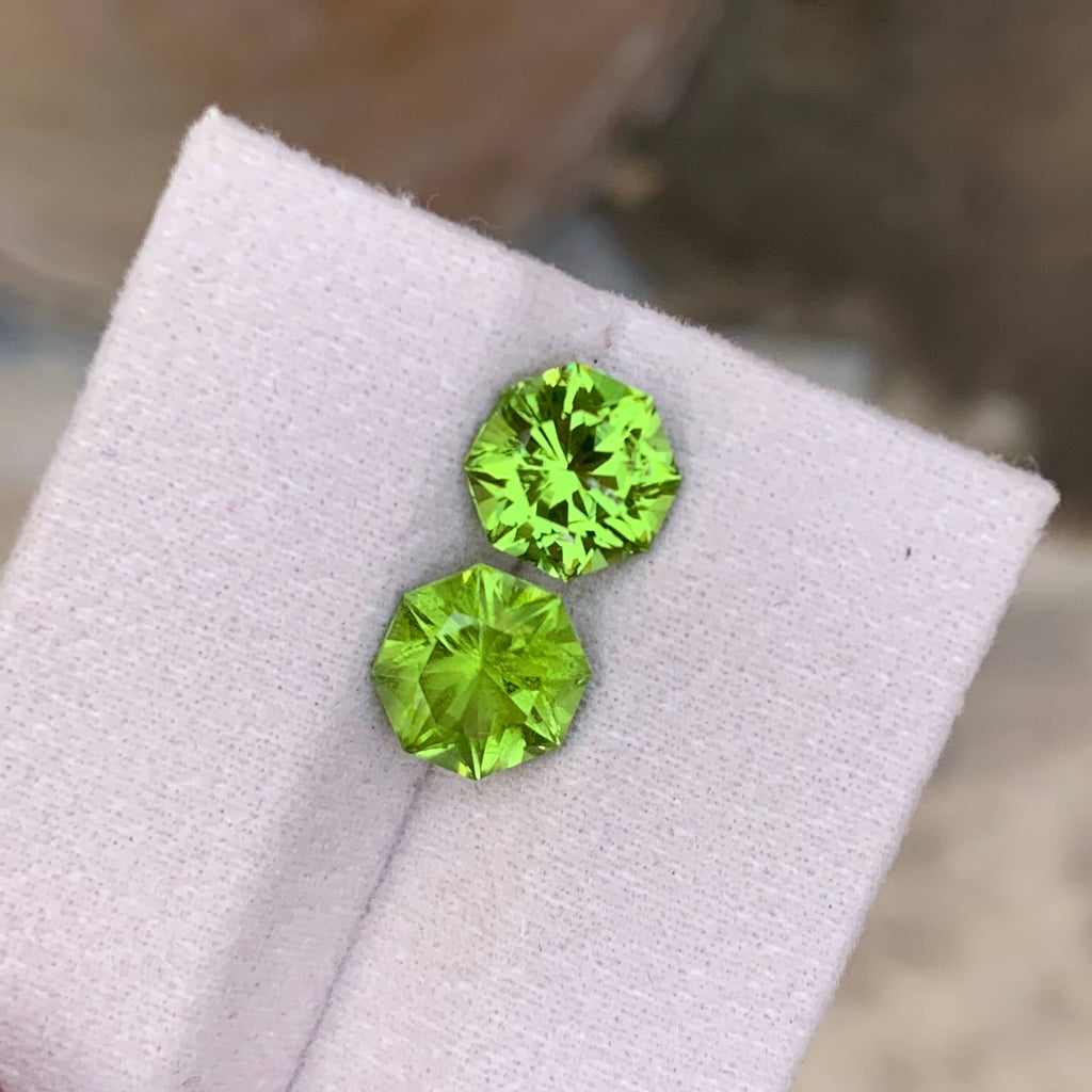 Natural Peridot 4.60 Ct Pakistan Green Loose Gemstone | Untreated August Birthstone