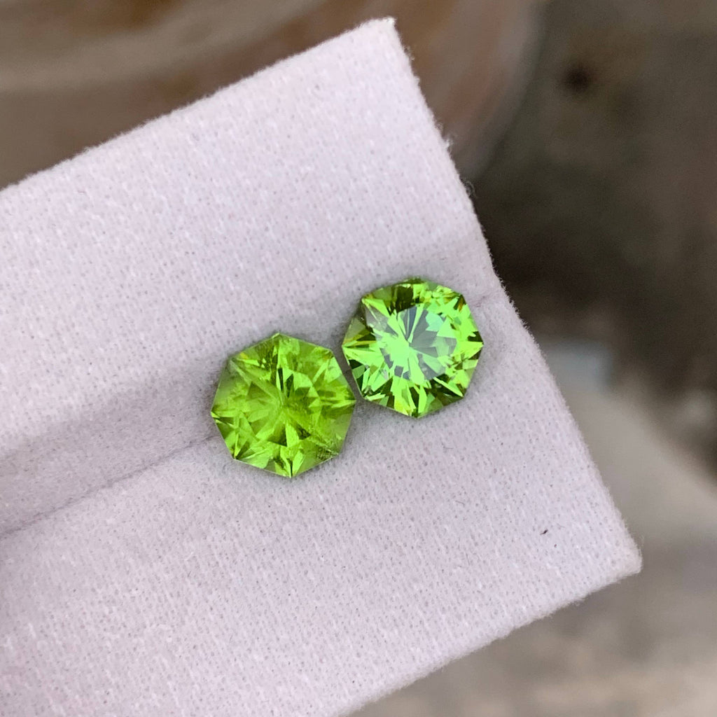 Natural Peridot 4.60 Ct Pakistan Green Loose Gemstone | Untreated August Birthstone