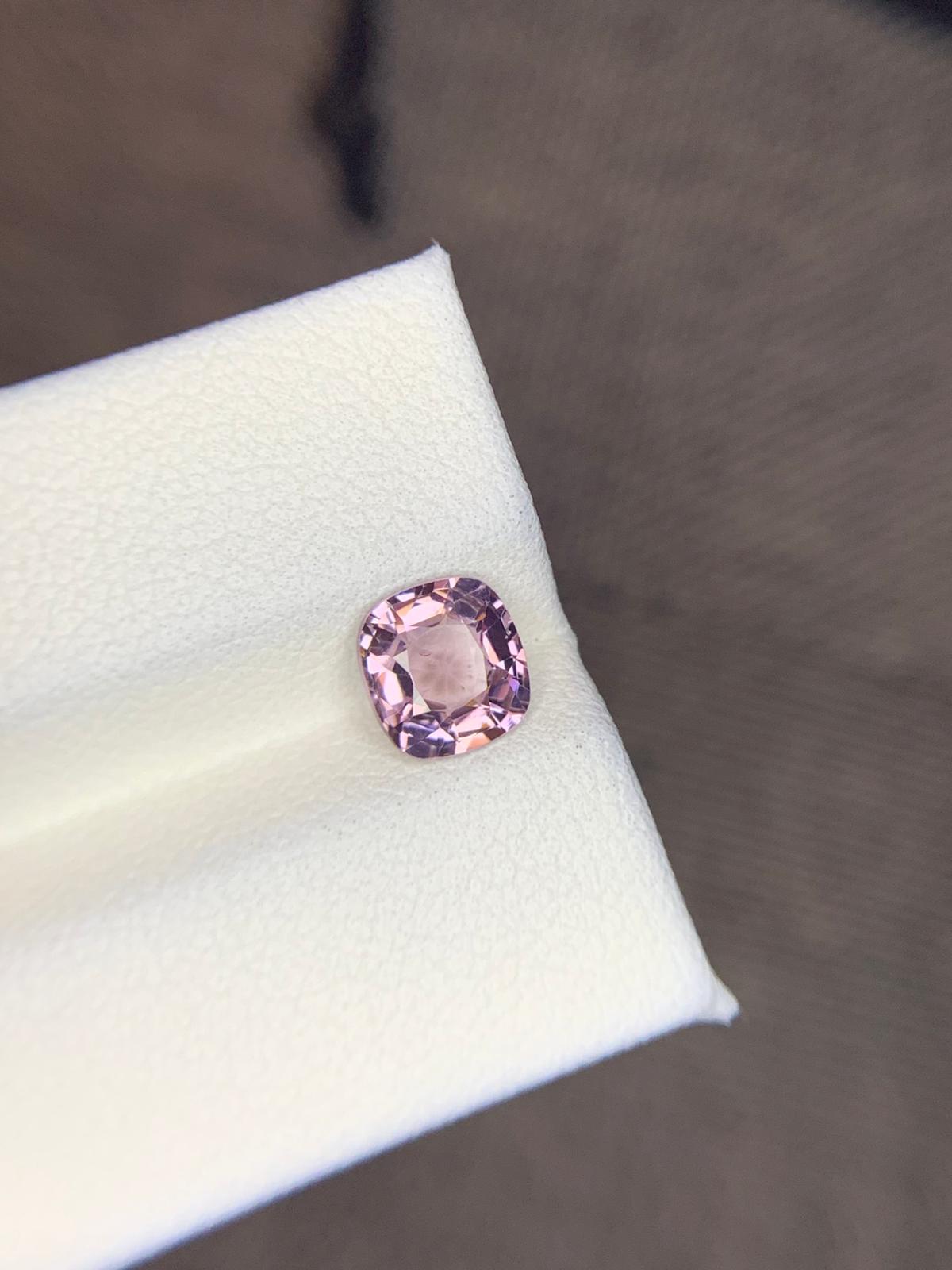 Beautiful Natural Pink Spinel Gemstone From Burma, Weight: 1.49 Carats, Loose Gemstone