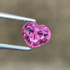 Natural Pink Heart Spinel 1.30 Ct Loose Gemstone | Romantic Heart Shape Tanzania Spinel | Rare Pink Jewelry Gem