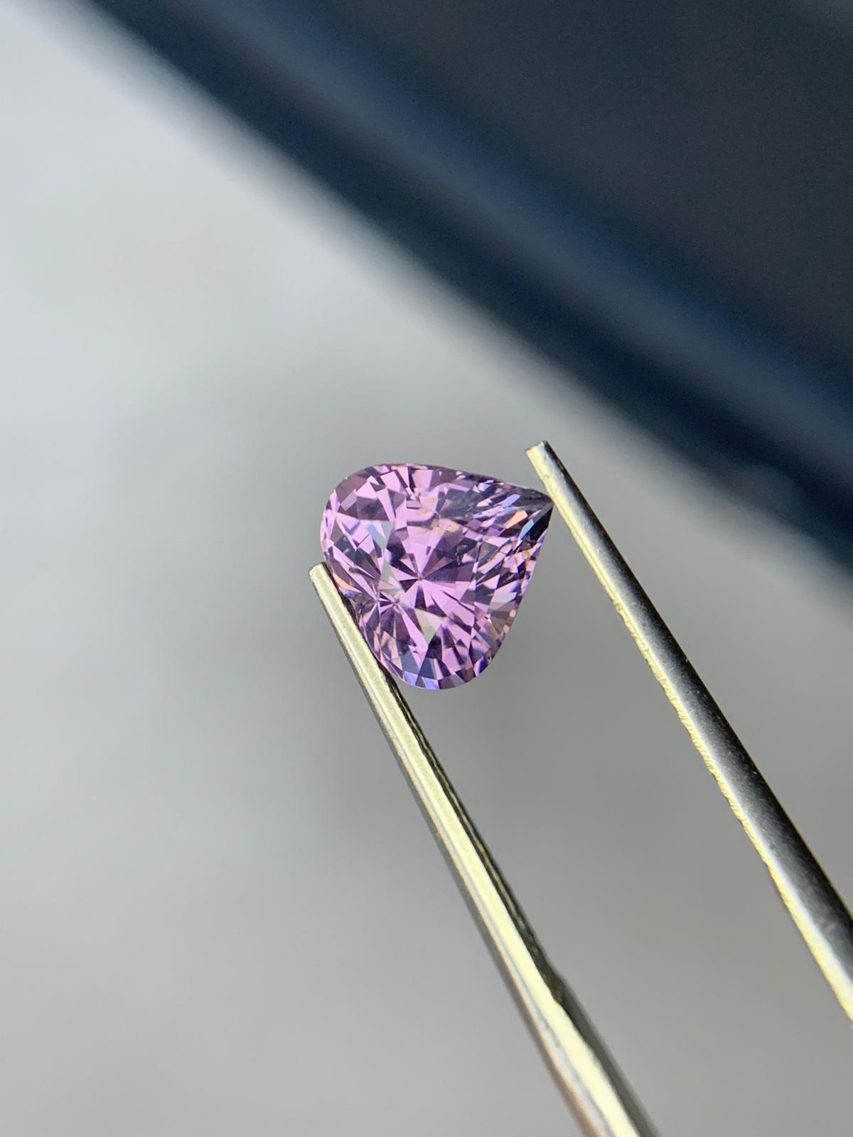 Pink Heart Shape Natural Spinel Gemstone, Weight: 2.57 Carats, Loose Gemstone