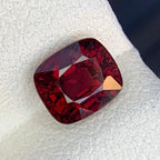 Deep Red Natural Spinel Gemstone, 1.37 Carats, Burma Loose Stone for Jewelry