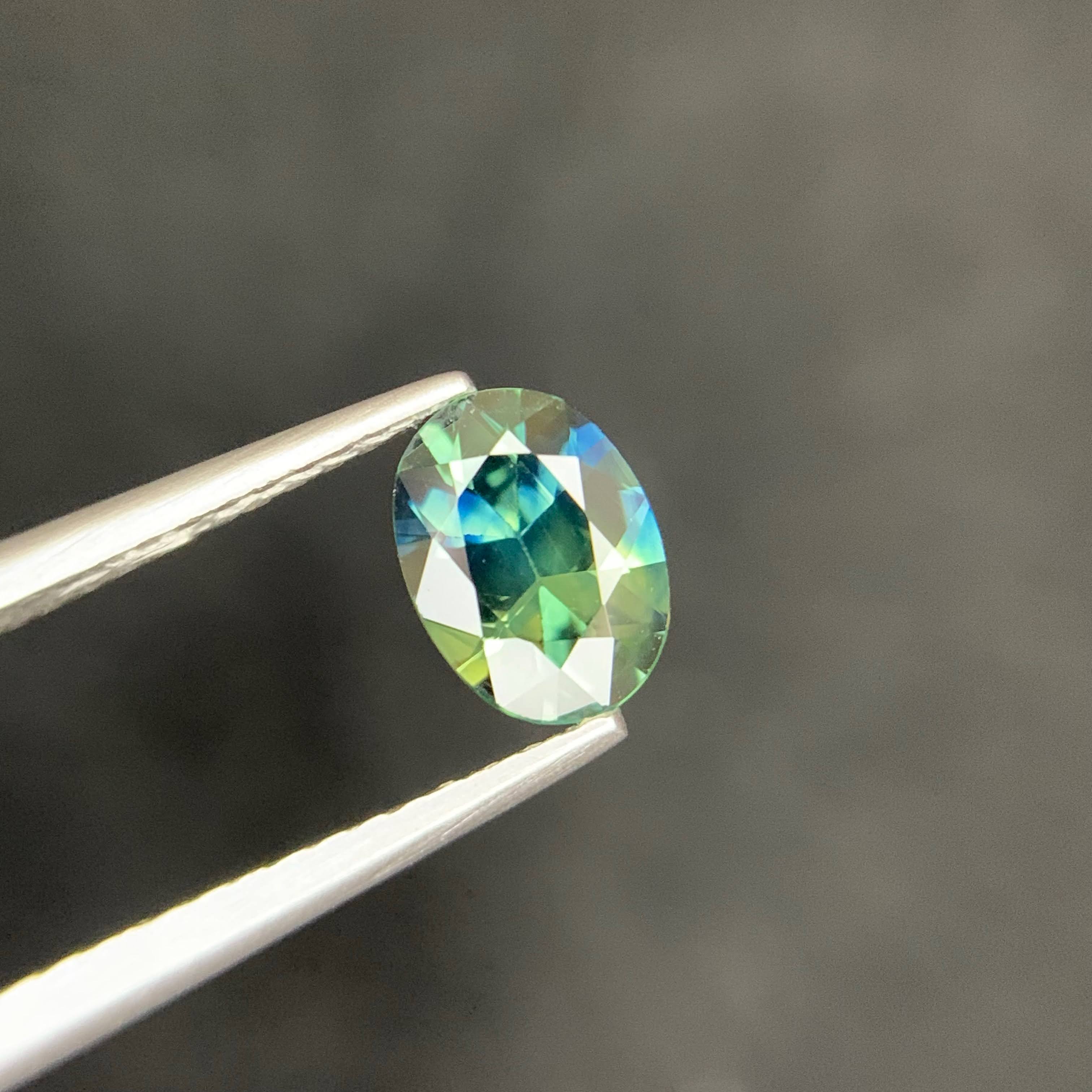 Natural Parti Sapphire 0.92 Ct Sri Lanka Loose Gemstone Eye Clean Heated Fine Jewelry Gem
