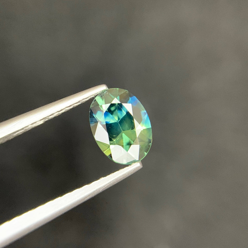 Natural Parti Sapphire 0.92 Ct Sri Lanka Loose Gemstone Eye Clean Heated Fine Jewelry Gem