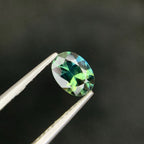 Natural Parti Sapphire 0.92 Ct Sri Lanka Loose Gemstone Eye Clean Heated Fine Jewelry Gem