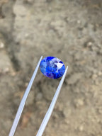 Blue Sapphire – 5.00 Ct Ceylon Gem | 10.2×8.3 mm | Heated Natural Sapphire