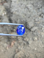 Blue Sapphire – 5.00 Ct Ceylon Gem | 10.2×8.3 mm | Heated Natural Sapphire