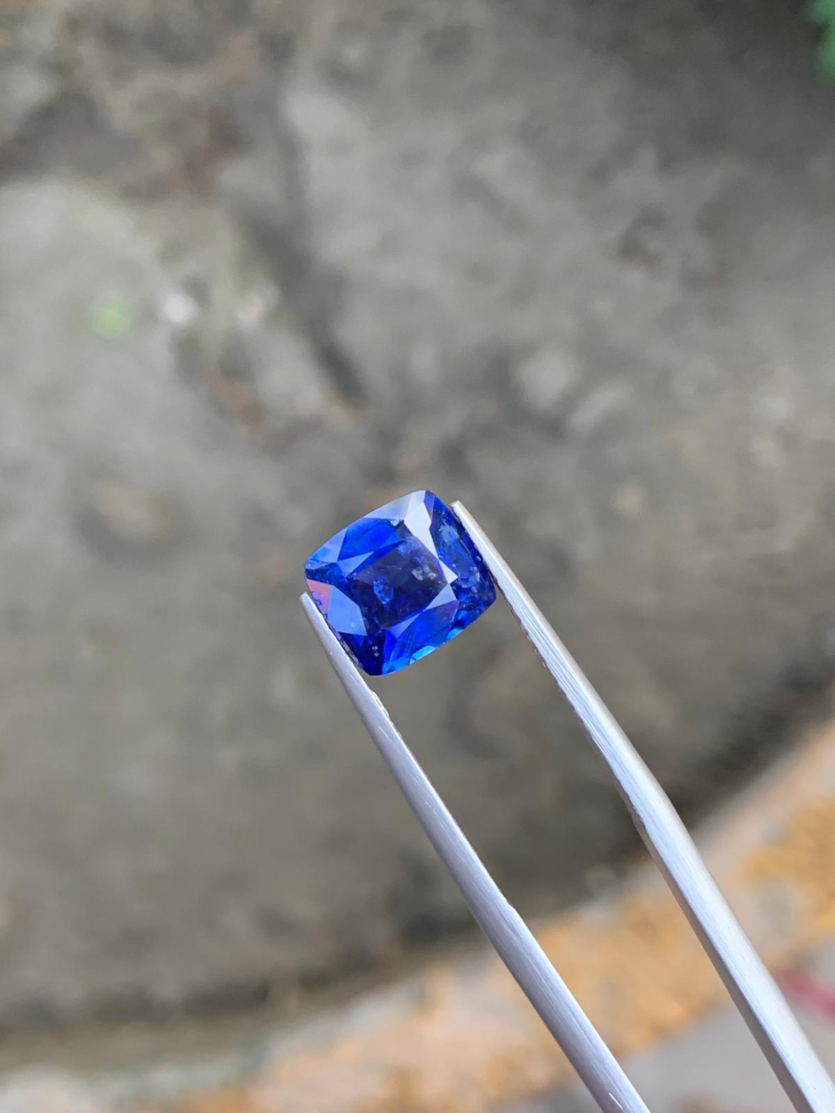 Royal Blue Sapphire – 3.79 Ct Ceylon Gem | 9×8 mm | Heated Natural Sapphire