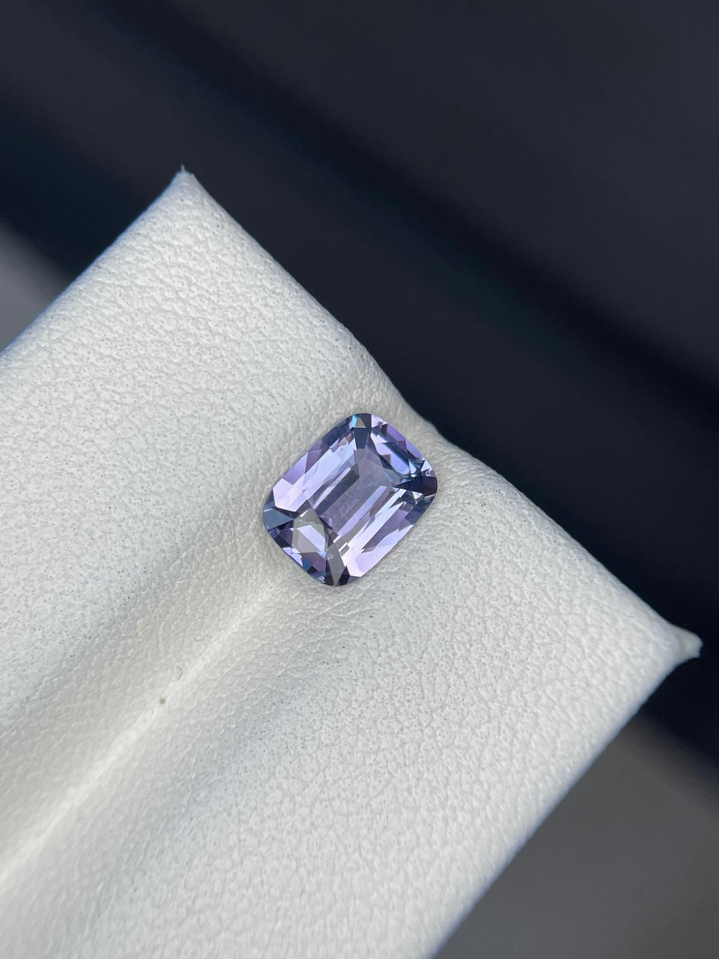 Greyish Purple Natural Tanzanian Spinel Gemstone, 1.65 Carats, Gems For Jewelry