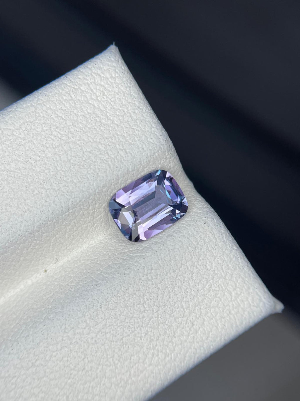Greyish Purple Natural Tanzanian Spinel Gemstone, 1.65 Carats, Gems For Jewelry