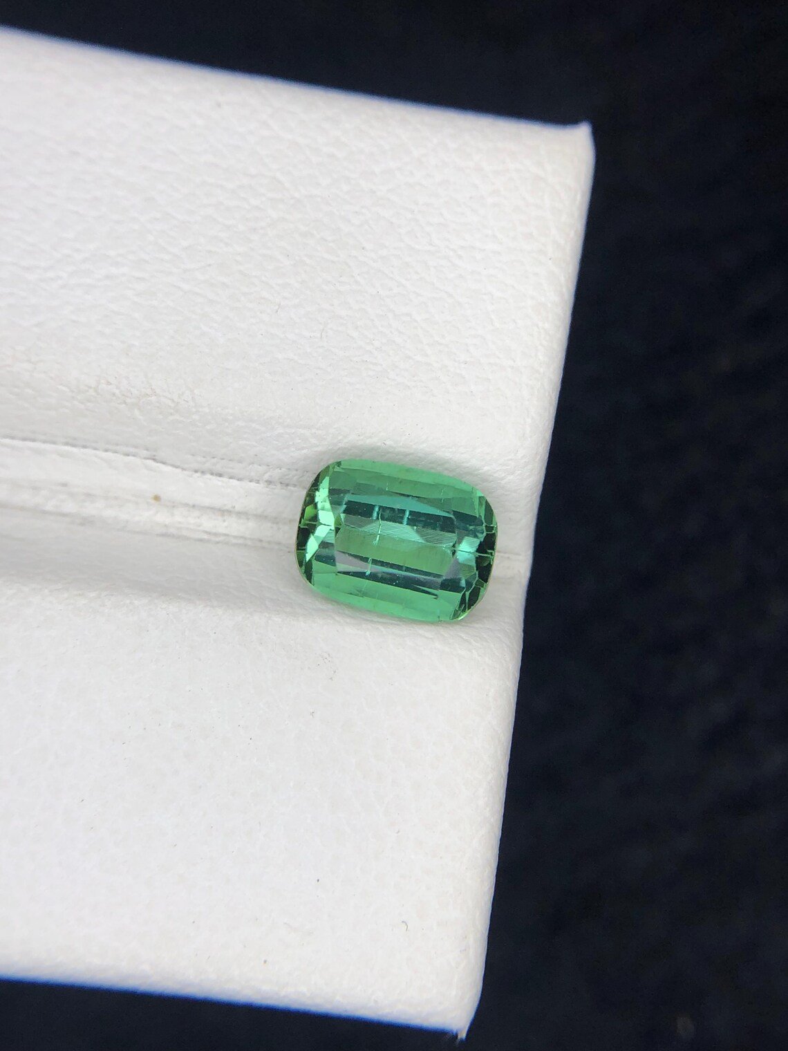 Soft Green Tourmaline Gemstone 1.55 carats