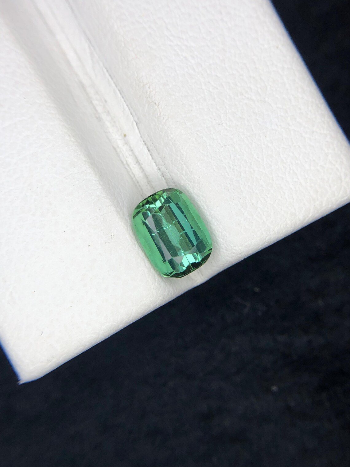 Soft Green Tourmaline Gemstone 1.55 carats