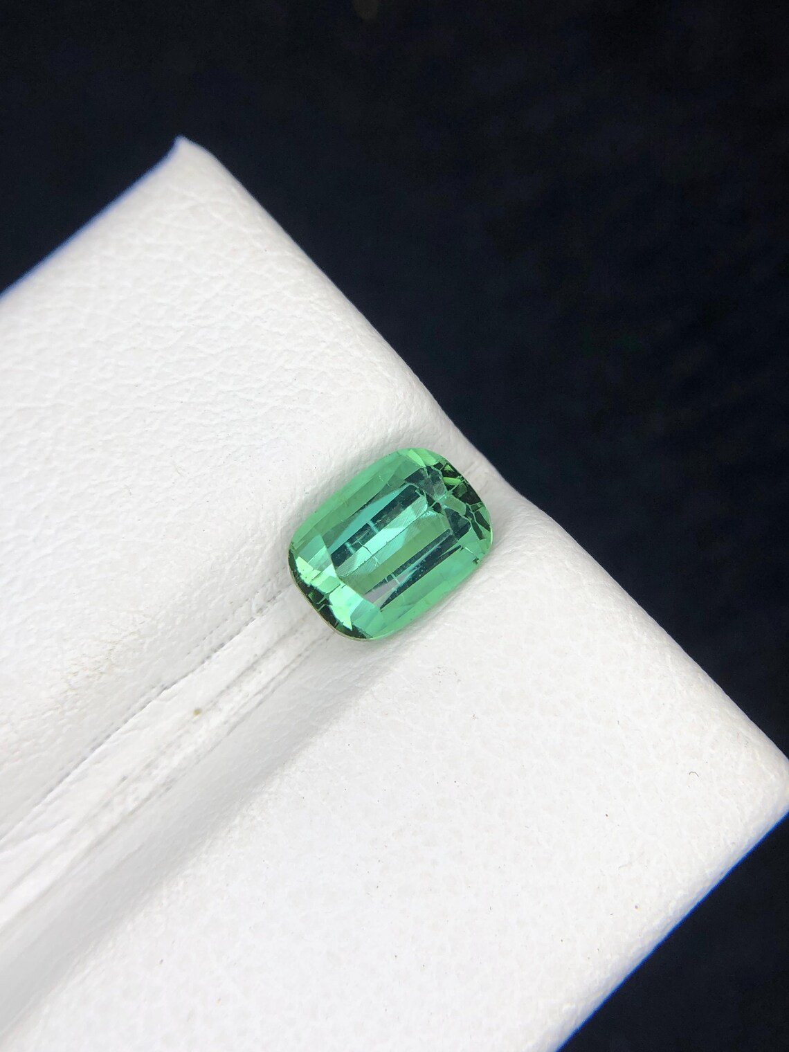 Soft Green Tourmaline Gemstone 1.55 carats